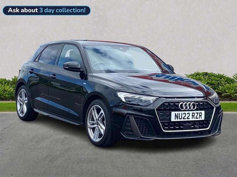 Black Used 2022 Audi A1 S-Line Hatchback | £18,768 (Fair price) - Image 1/4