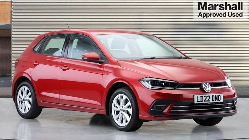 Red Used 2022 VW Polo Style Hatchback | £15,691 (Fair price) - Image 1/4