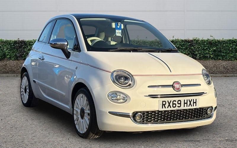 Used Fiat 500 Dolcevita 69 HP (50 kW) 2019 White Hatchback