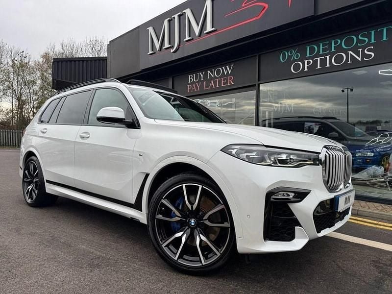 White Used 2021 BMW X7 M Sport SUV | £49,990 (Fair price) - Image 1/4
