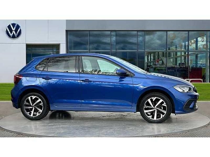 Used VW Polo Match 95 HP (69 kW) 2025 Blue Hatchback