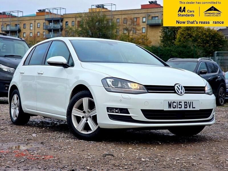 Used VW Golf VII Match 122 HP (89 kW) 2015 White Hatchback