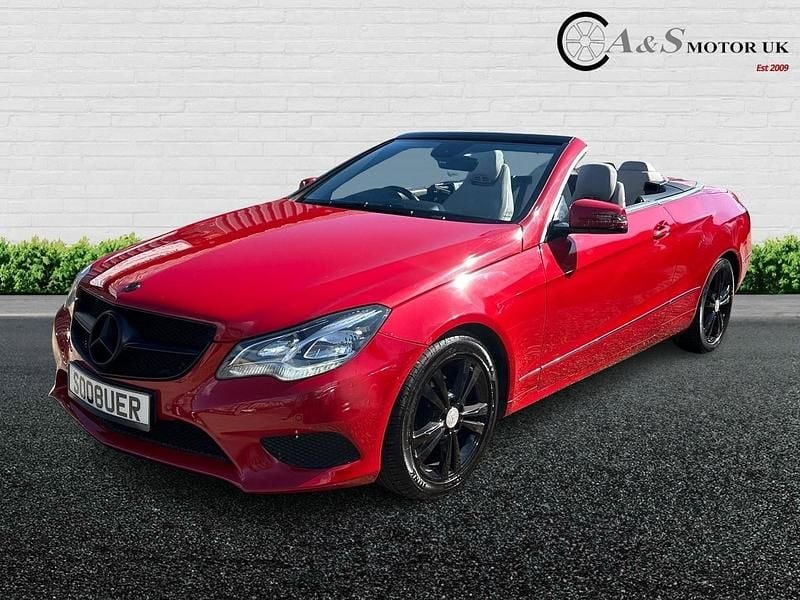 Used Mercedes E220 SE 168 HP (123 kW) 2014 Red Cabriolet
