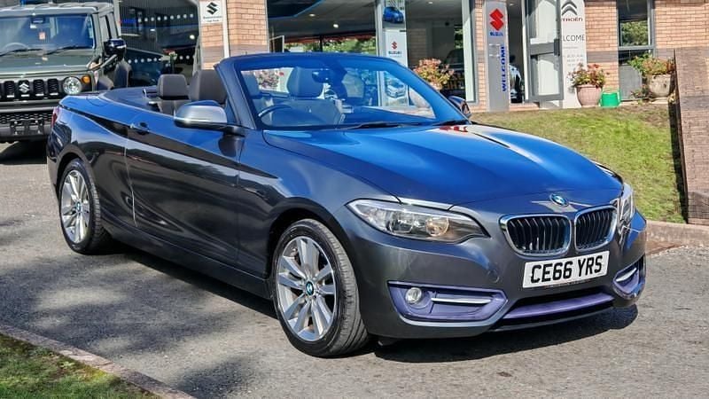Used BMW 220 Sport Line 184 HP (135 kW) 2016 Grey Cabriolet