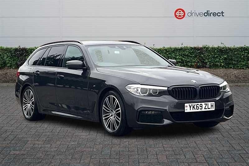 Grey Used 2020 BMW 520 M Sport Estate | £19,851 (Fair price) - Image 1/4