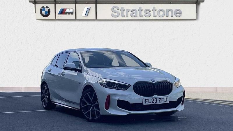 White Used 2023 BMW 128 Shadowline | £27,891 (Fair price) - Image 1/4