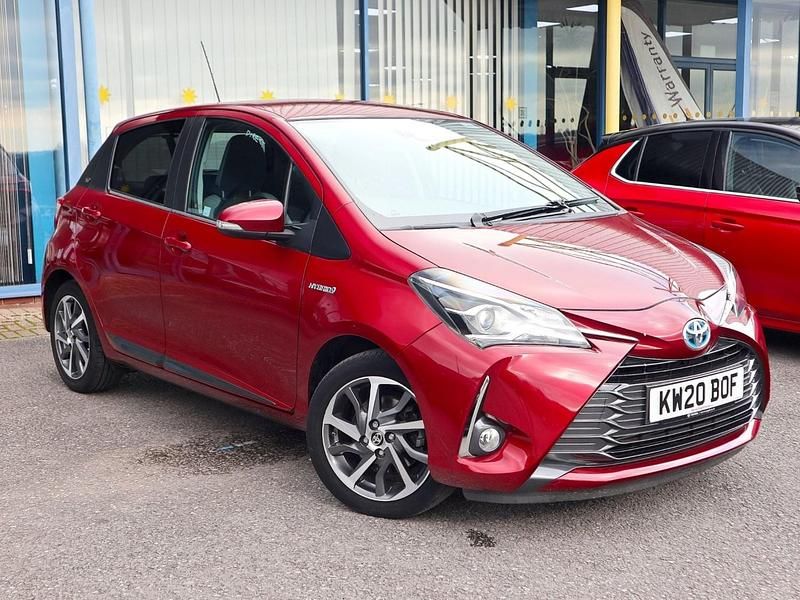 Used Toyota Yaris Hybrid 2020 Red Hatchback