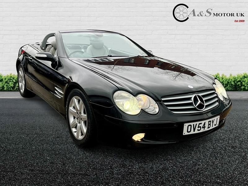 Used Mercedes SL350 245 HP (180 kW) 2004 Black Cabriolet