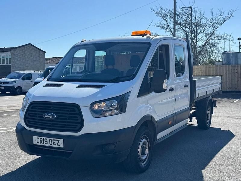 Used Ford Transit 130 HP (95 kW) 2019 White Cabriolet