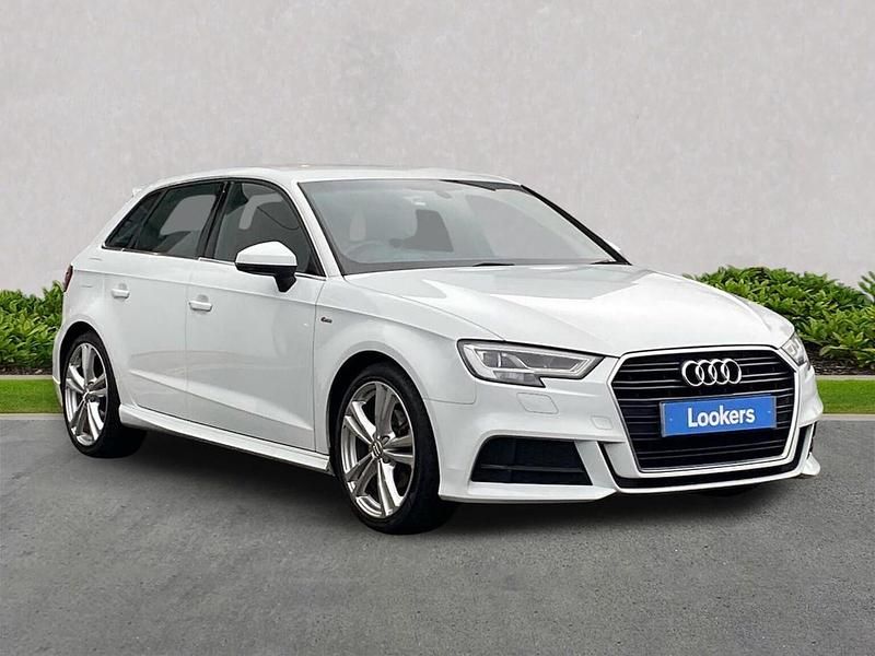 Used Audi A3 Sportback S-Line 150 HP (110 kW) 2016 White Hatchback