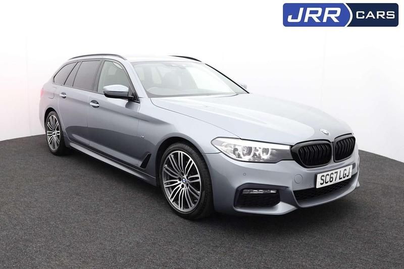 Blue Used 2018 BMW 520 M Sport Estate | £15,540 (Fair price) - Image 1/4