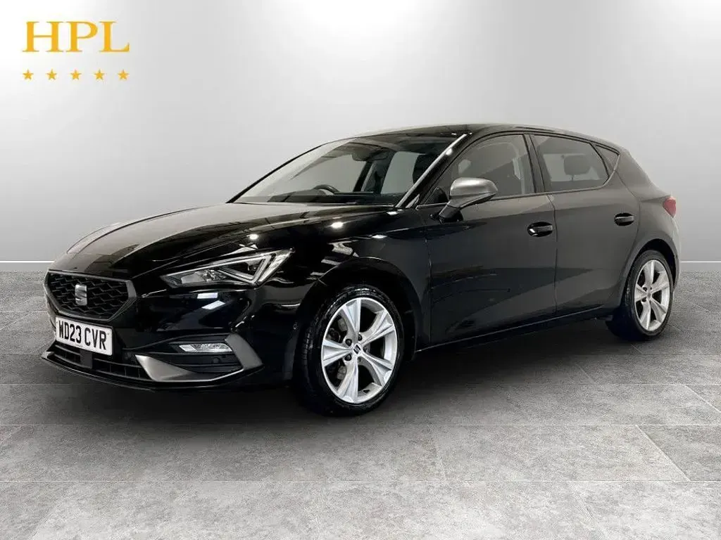 Used Seat Leon FR 130 HP (95 kW) 2023 Black Hatchback
