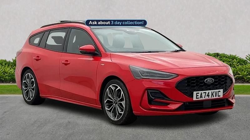 Used Ford Focus ST-Line X 155 HP (114 kW) 2024 Red Estate