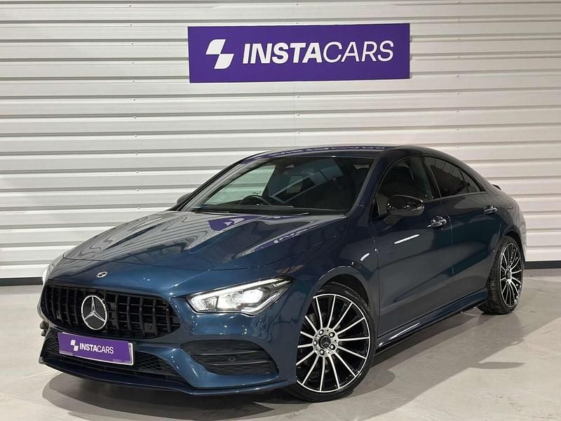 Used Mercedes CLA180 AMG Line Premium 136 HP (100 kW) 2023 Blue Sedan