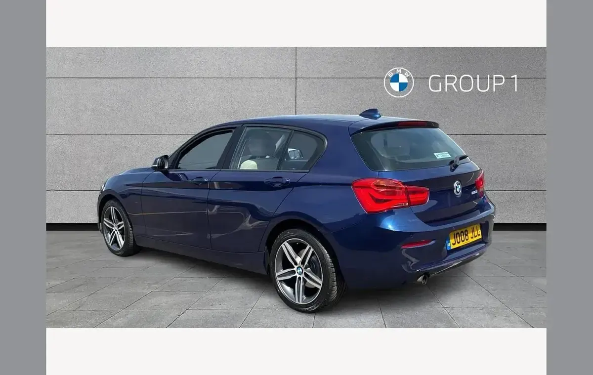 Used BMW 120 Sport Line 177 HP (130 kW) 2016 Blue Hatchback