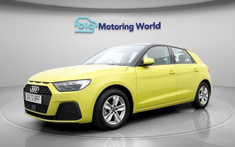 Used Audi A1 Sportback 116 HP (85 kW) 2020 Yellow Hatchback