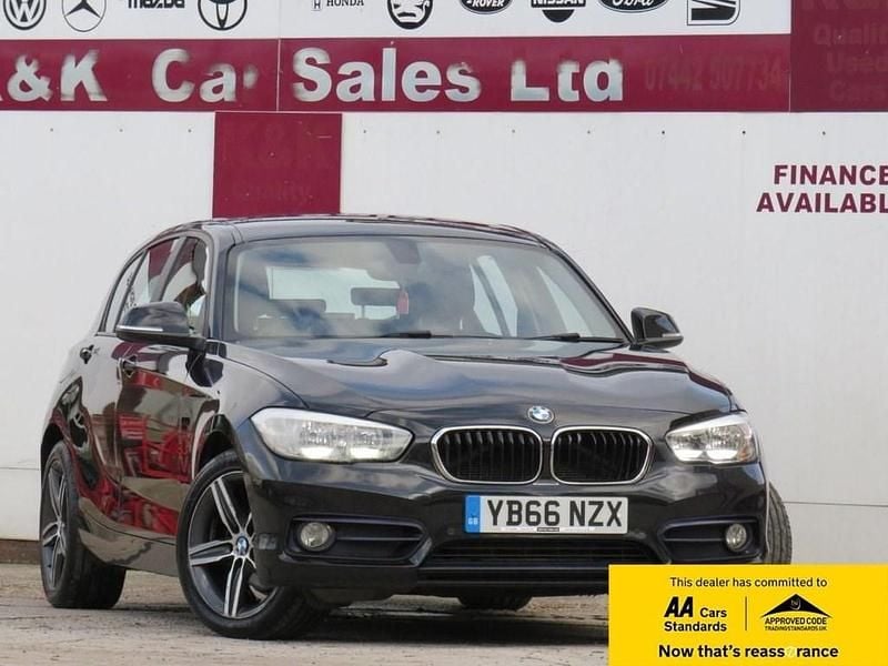 Black Used 2016 BMW 116 Sport Line Hatchback | £8,995 (Fair price) - Image 1/4