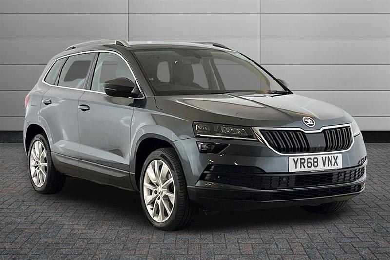 Used Skoda Karoq SE L 115 HP (84 kW) 2018 Quartz grey SUV