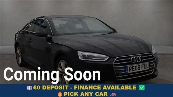 Black Used 2018 Audi A5 Sport Coupe | £14,249 (Good price) - Image 1/1