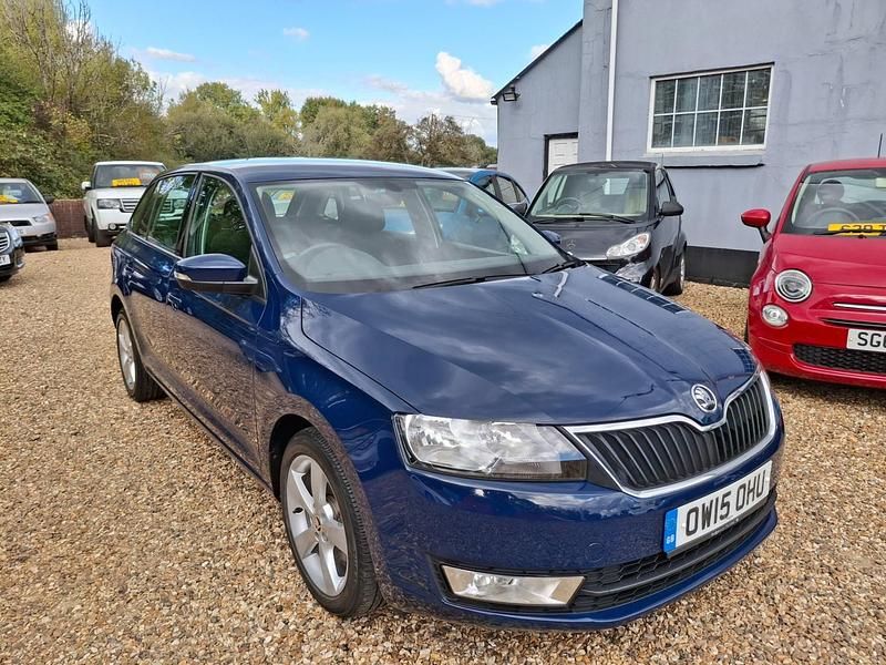 Blue Used 2015 Skoda Rapid SE Hatchback | £8,995 (Fair price) - Image 1/4