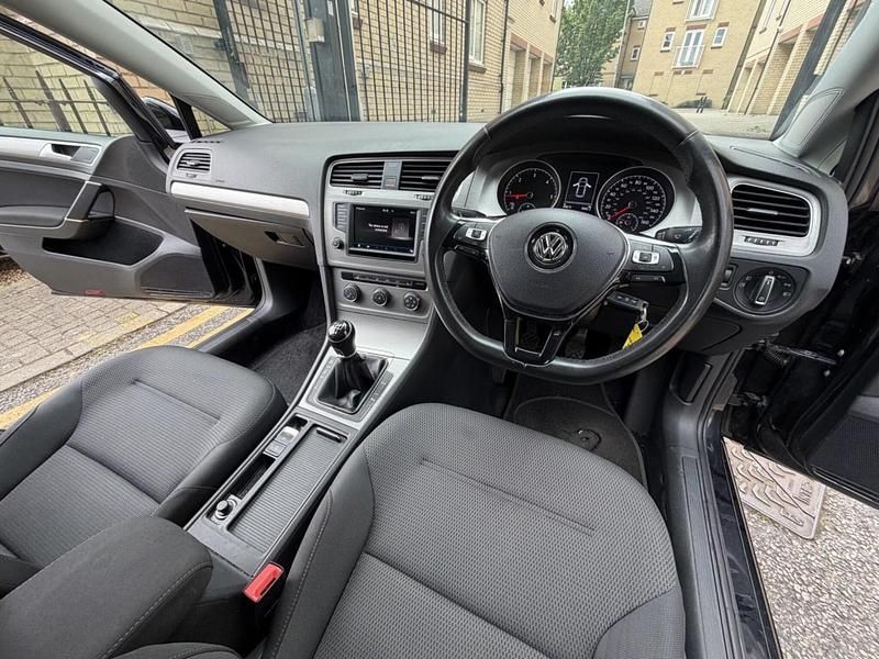 Used VW Golf VII Edition 110 HP (80 kW) 2017 Black Hatchback