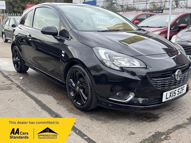 Black Used 2015 Vauxhall Corsa Edition Hatchback | £5,695 (Fair price) - Image 1/4