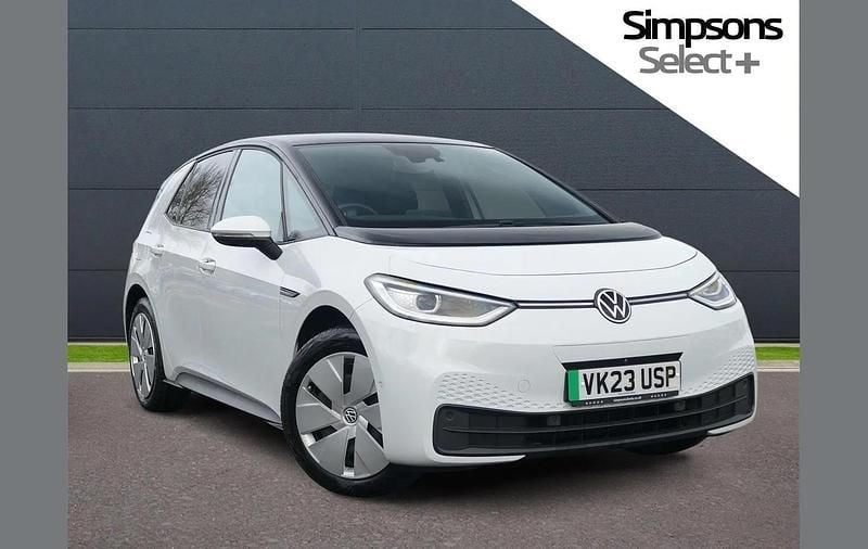 Used VW ID.3 Pro Performance 150 kW (204 HP) 2023 White Hatchback