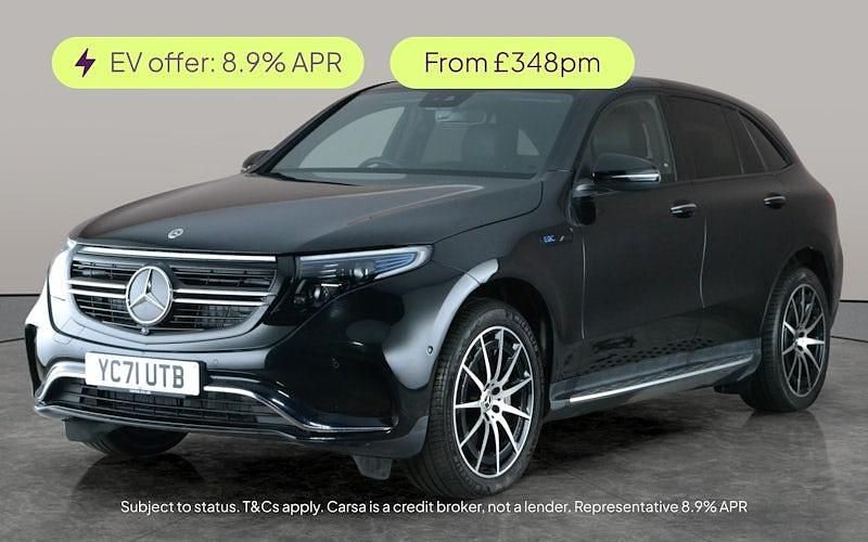 Black Used 2022 Mercedes EQC400 AMG line SUV | £21,311 (Good price) - Image 1/1