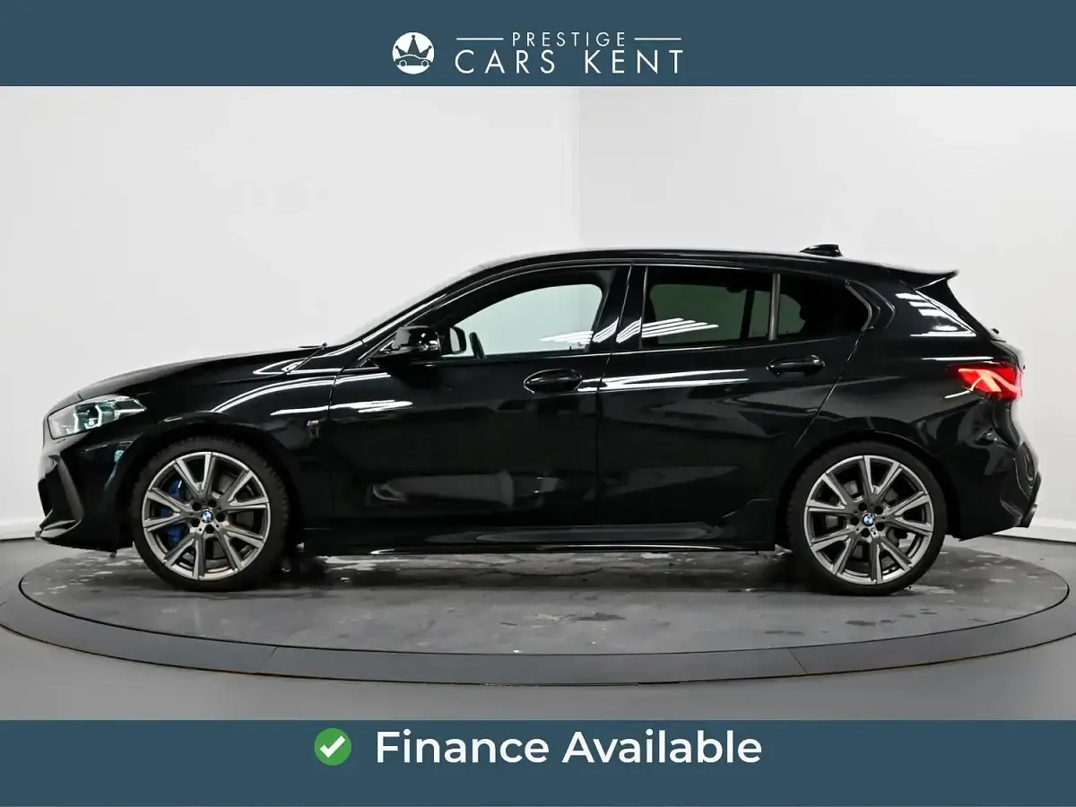 Used BMW M135 Comfort Edition 301 HP (221 kW) 2021 Black Hatchback