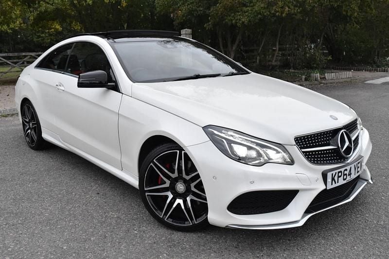 White Used 2015 Mercedes E400 AMG line Coupe | £12,965 - Image 1/4