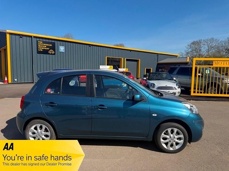 Used Nissan Micra Acenta 2015 Blue Hatchback