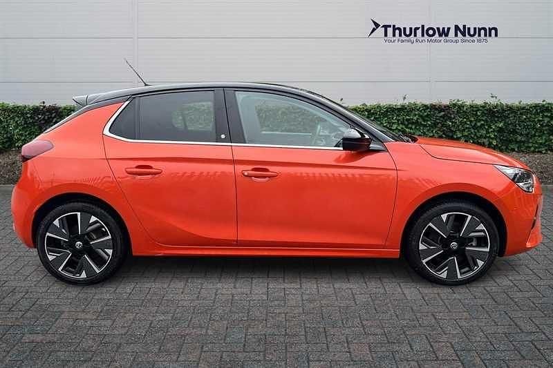Used Vauxhall Corsa-e Elite 100 kW (136 HP) 2020 Orange Hatchback