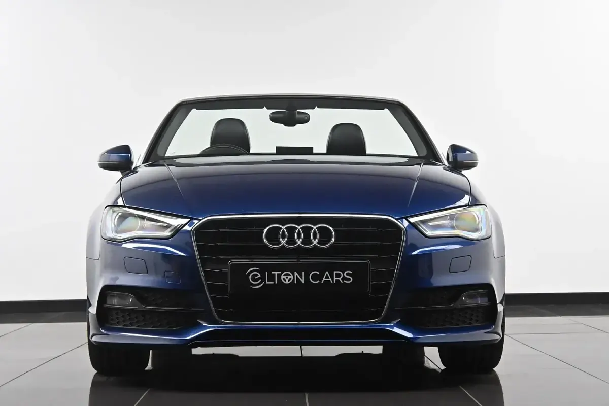 Used Audi A3 Cabriolet S-Line 150 HP (110 kW) 2015 Blue Cabriolet