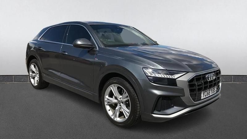 Grey Used 2018 Audi Q8 S-Line SUV | £28,998 (Super price) - Image 1/4