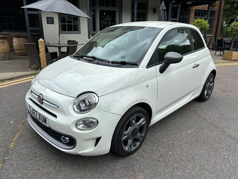 White Used 2017 Fiat 500 Pop Star Hatchback | £5,990 (Fair price) - Image 1/4