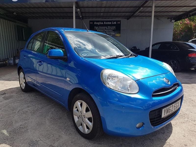Blue Used 2012 Nissan Micra Acenta Hatchback | £5,395 (Fair price) - Image 1/4