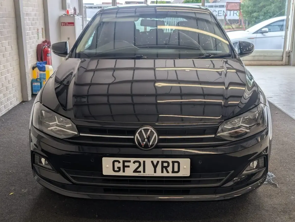 Used VW Polo Match 80 HP (58 kW) 2021 Black Hatchback
