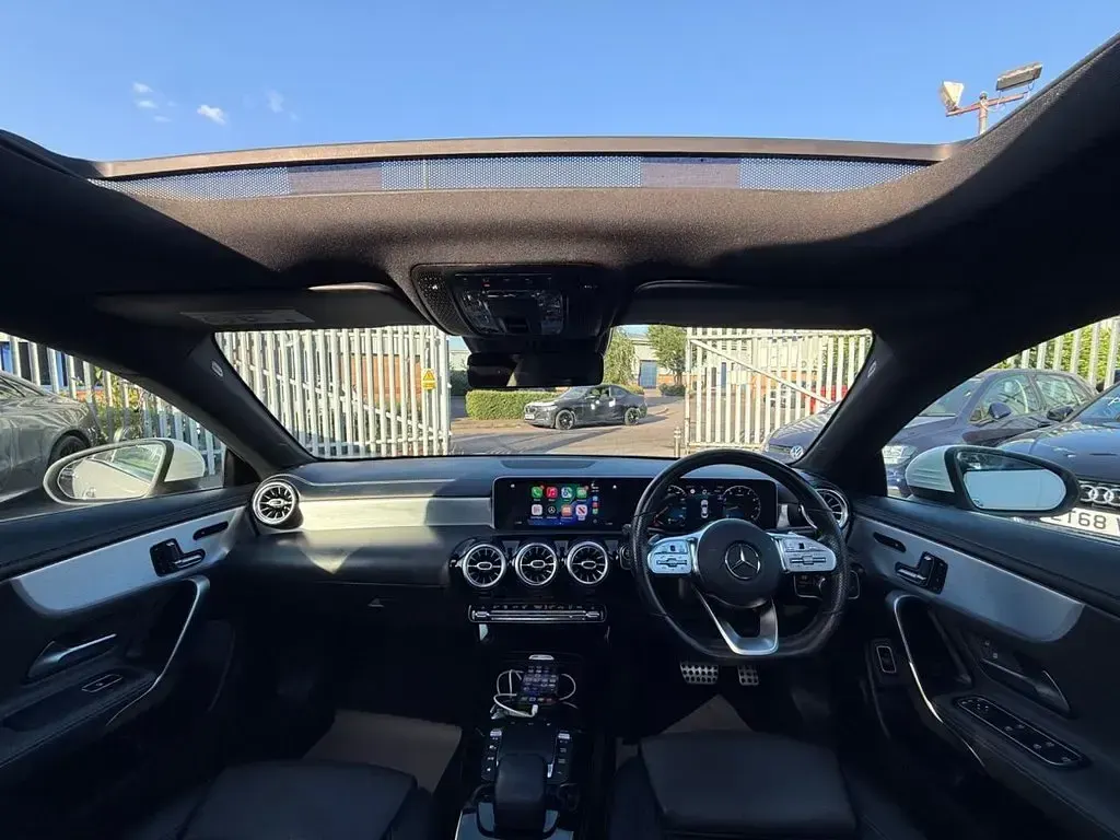 Used Mercedes CLA200 AMG Line Premium Plus 163 HP (119 kW) 2020 White Coupe