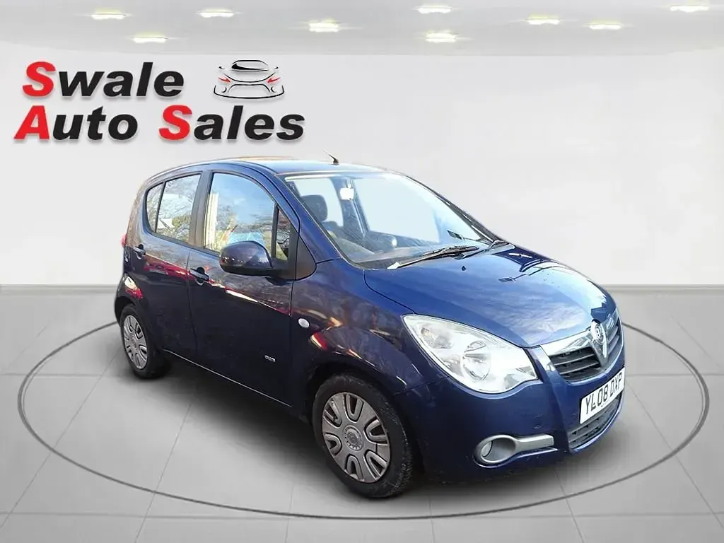 Used Vauxhall Agila Club 85 HP (62 kW) 2008 Blue MPV