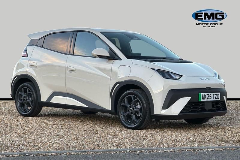 Apricity white Used 2025 BYD Dolphin Comfort Hatchback | £17,450 (Good price) - Image 1/3