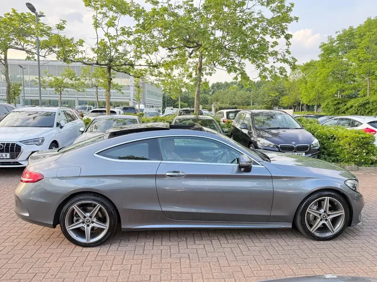 Used Mercedes C250 AMG line 2017 Grey Coupe