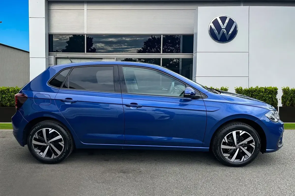 New VW Polo Match 95 HP (69 kW) 2026 Blue Hatchback