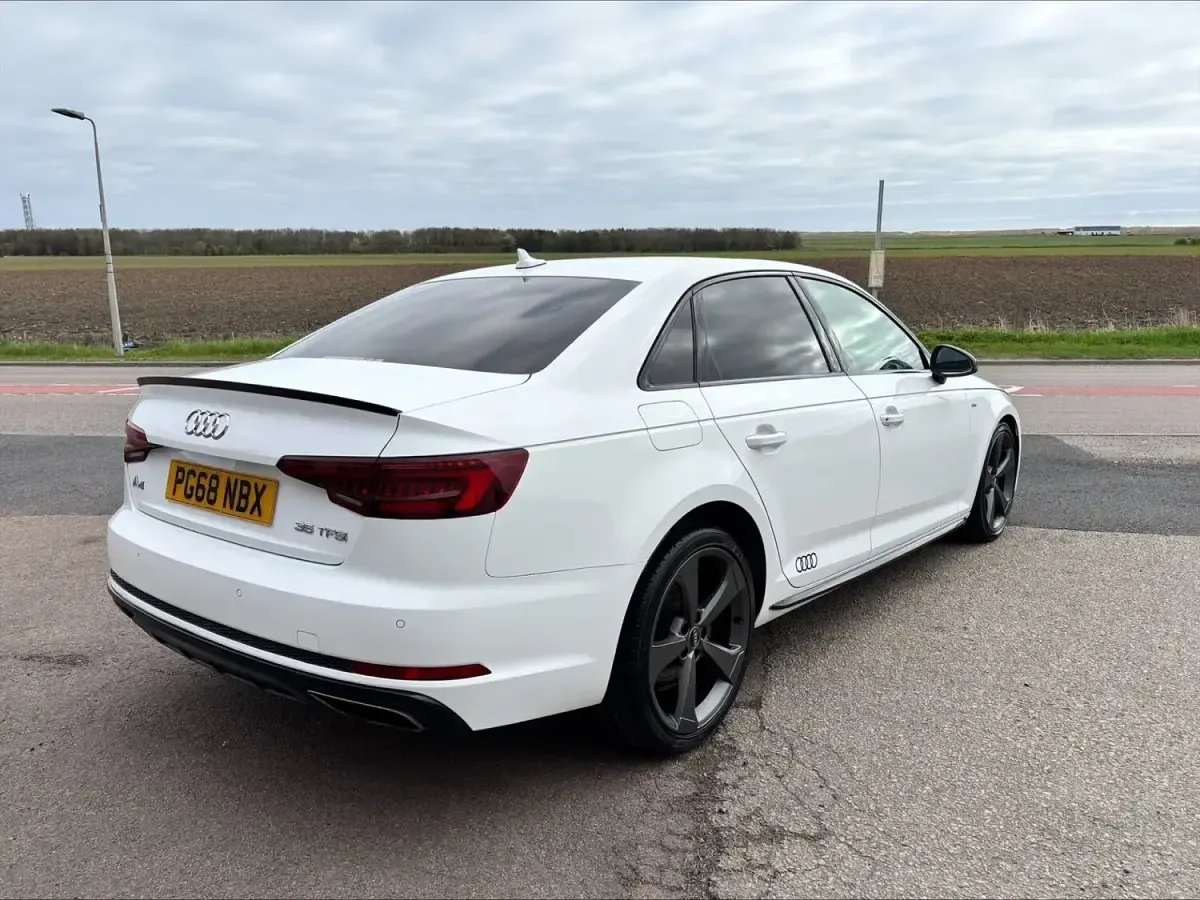 Used Audi A4 Black Edition 2019 White Sedan
