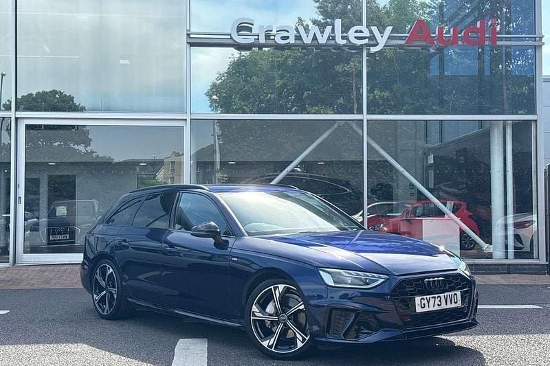 Blue Used 2023 Audi A4 Black Edition Estate | £36,250 (Expensive) - Image 1/4