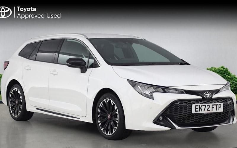 White Used 2022 Toyota Corolla Sport Estate | £21,320 - Image 1/4