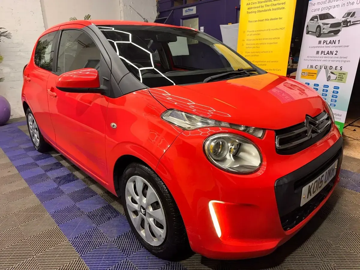 Used Citroën C1 Feel 82 HP (60 kW) 2015 Orange Hatchback