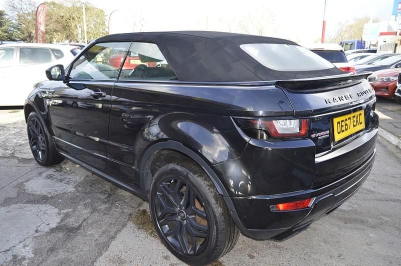 Used Land Rover Range Rover evoque HSE Dynamic 240 HP (176 kW) 2017 Black Cabriolet
