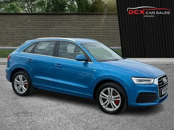 Used Audi Q3 S-Line 184 HP (135 kW) 2015 Blue SUV
