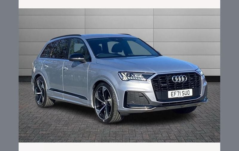 Silver Used 2022 Audi Q7 Black Edition SUV | £47,250 (Good price) - Image 1/4