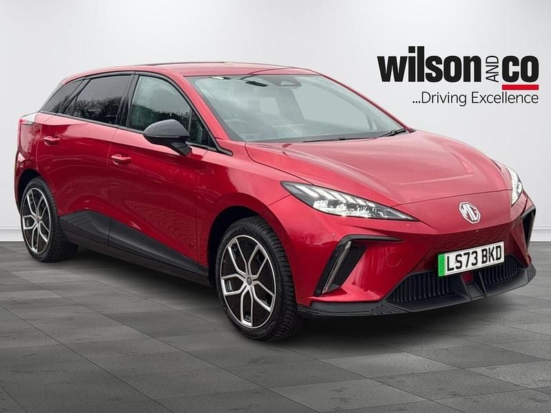 Red Used 2023 MG MG4 EV Trophy Hatchback | £15,321 (Fair price) - Image 1/3